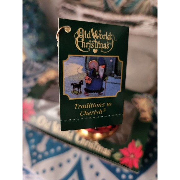 Christmas glass classic ornament colorful buddha ohm bohemian decor holiday - Picture 7 of 10